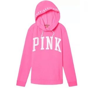VS VICTORIAS SECRET PINK CROSSOVER TUNIC HOODIE L